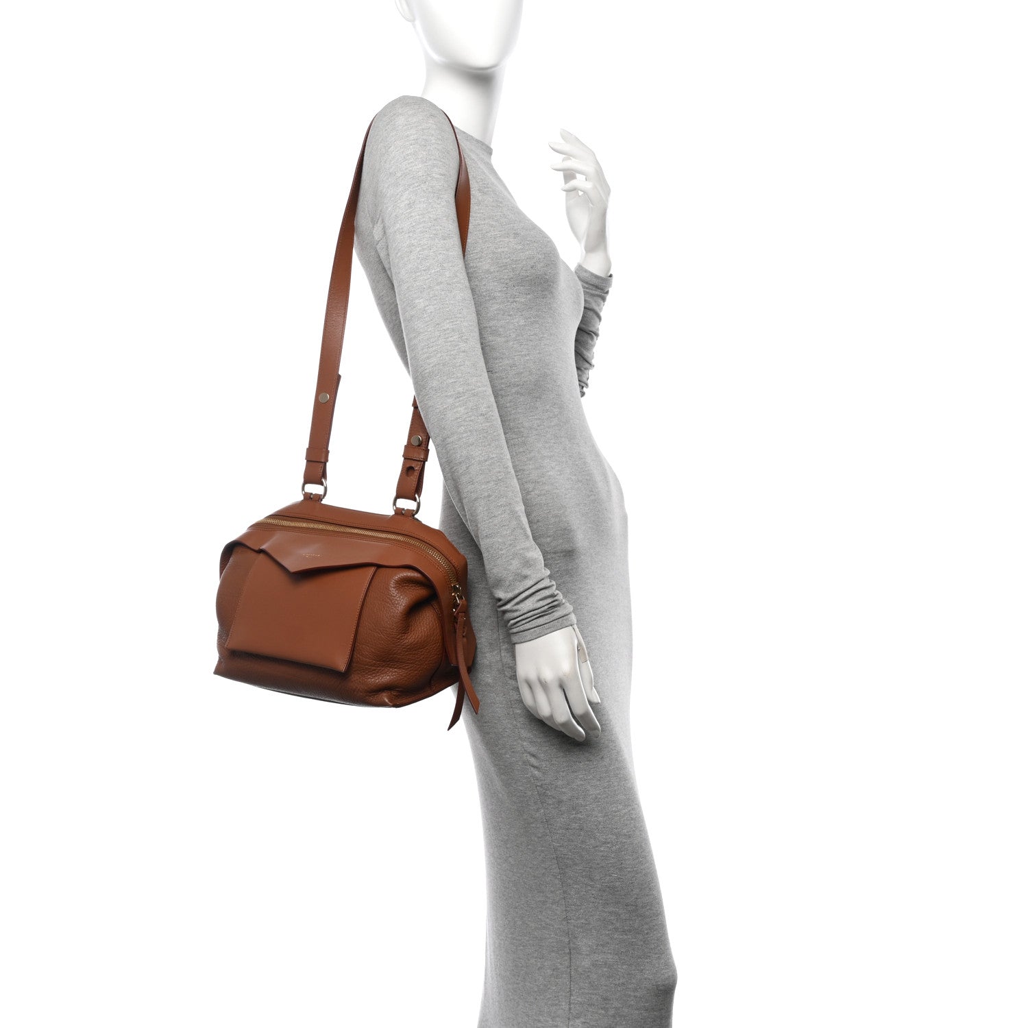 Calfskin Small Sway Cognac