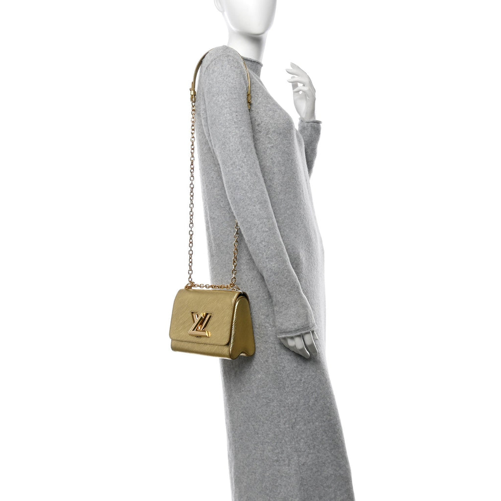 Epi Twist Shoulder Bag PM Gold