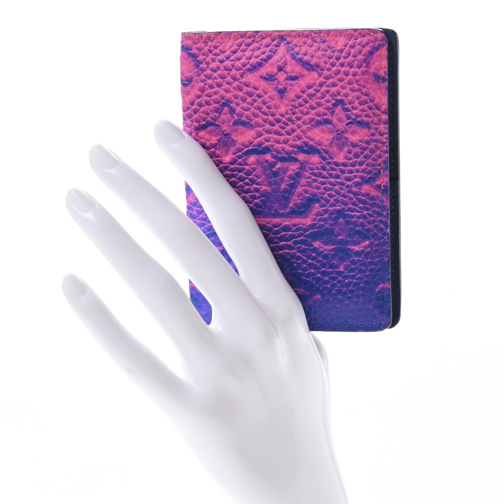 Taurillon Illusion Pocket Organizer Bleu Rose