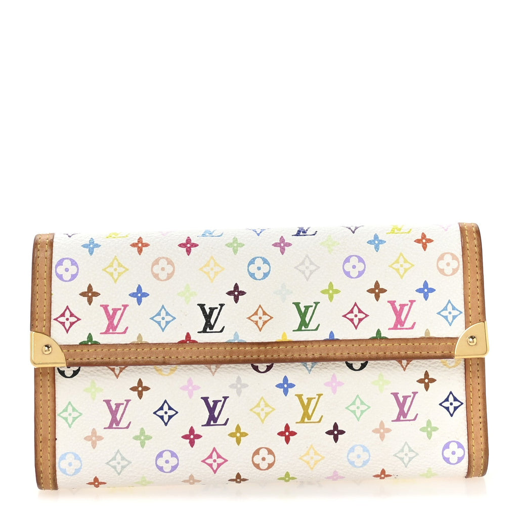 Monogram Multicolor Porte Tresor International Wallet White