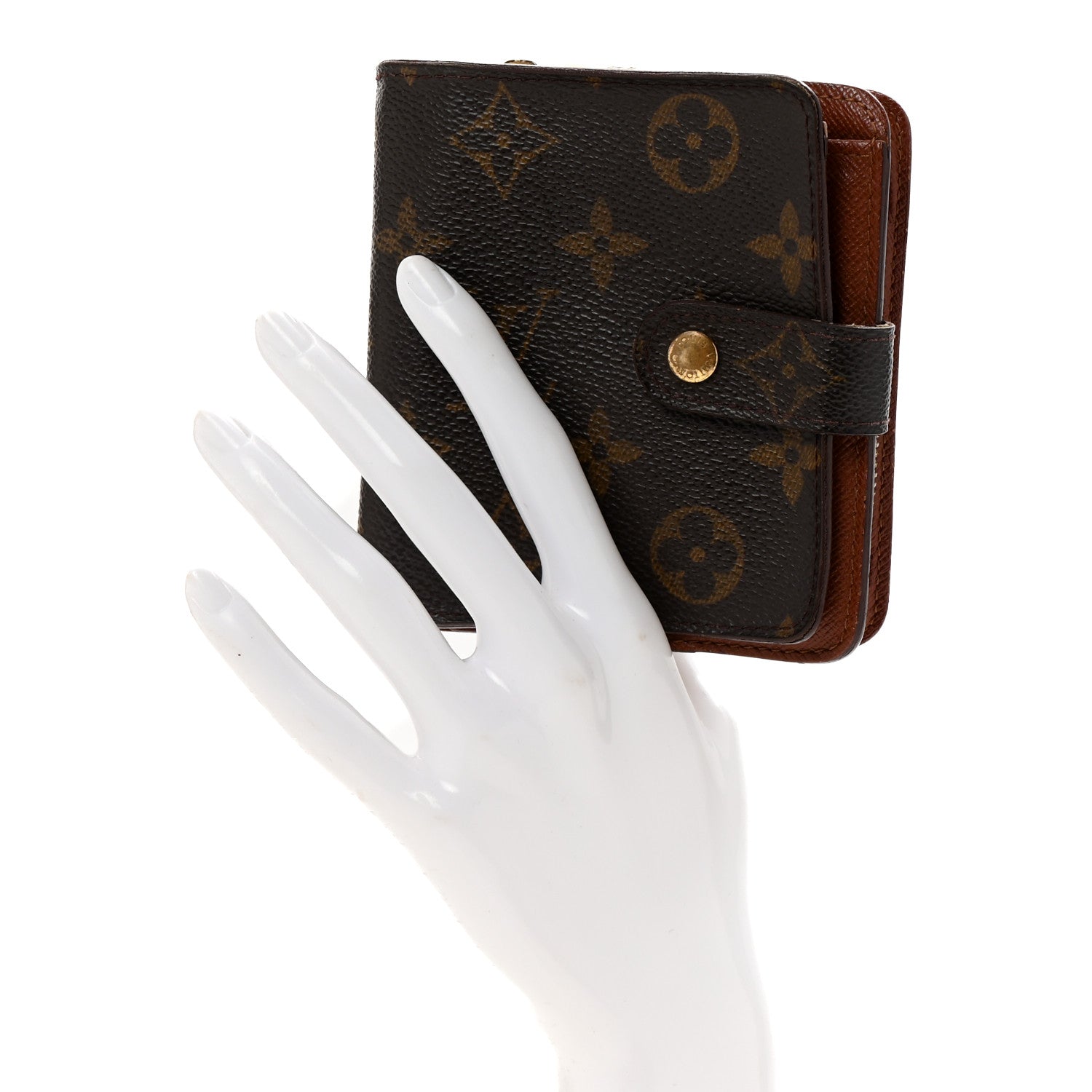 Monogram Compact Zippe Zipped Wallet