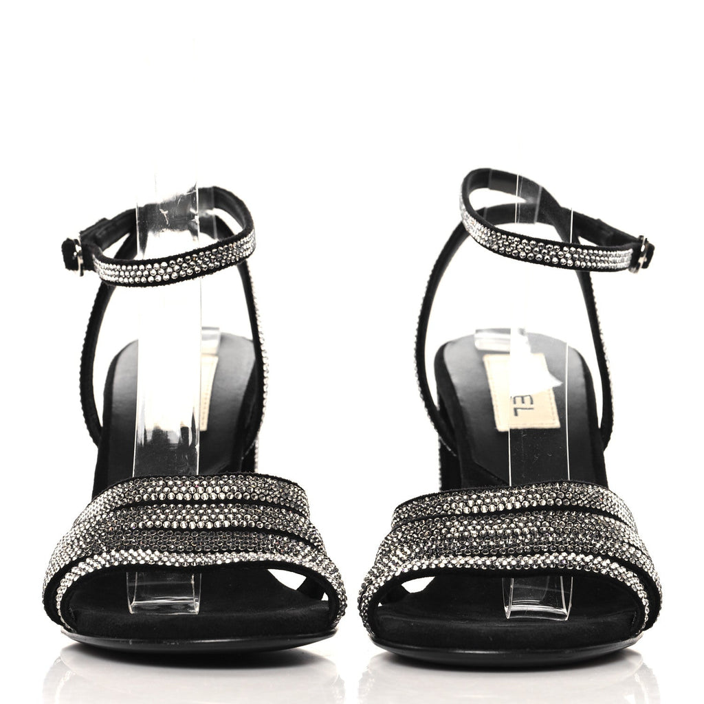 Strass Suede Pumps 38.5 Black
