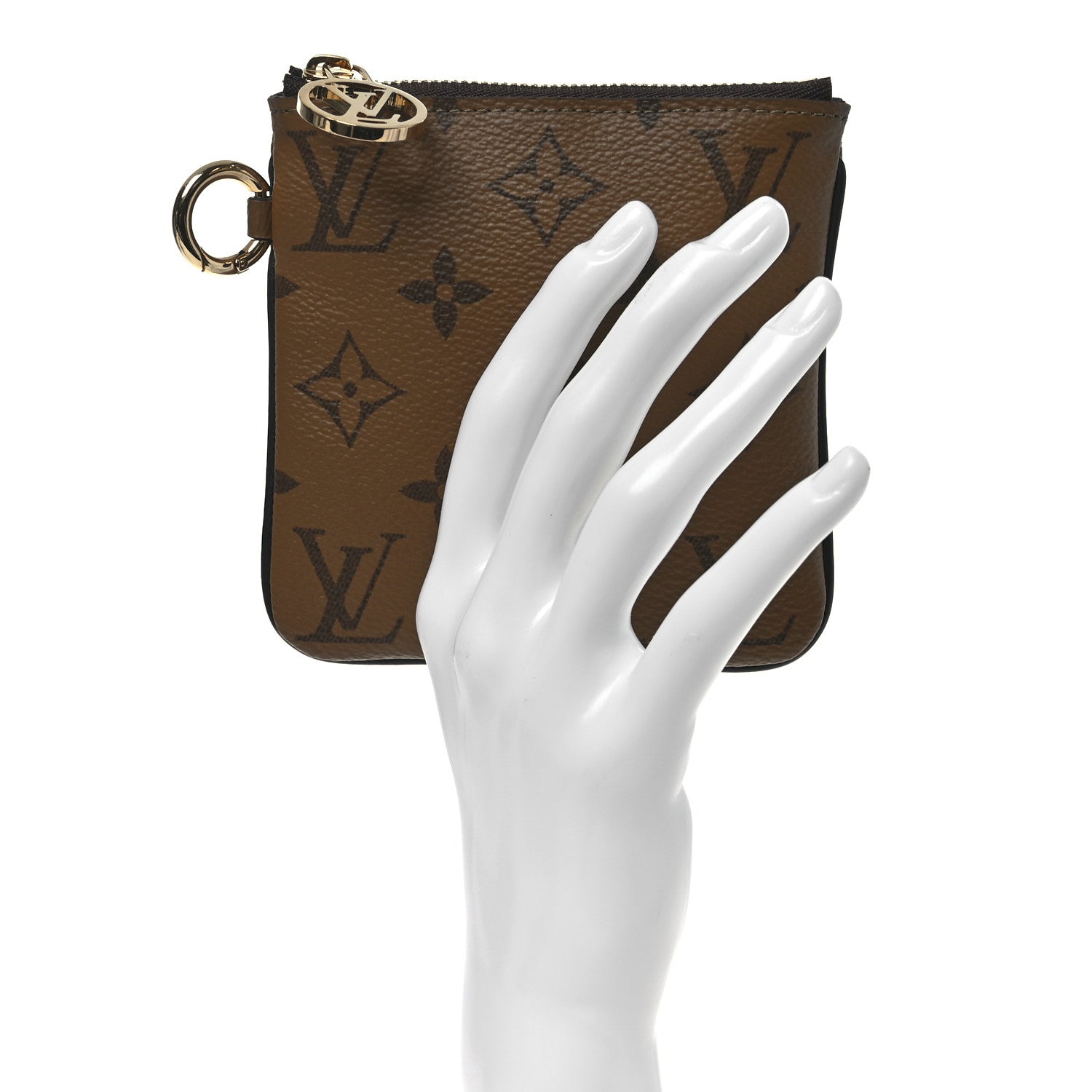 Reverse Monogram Trio Square Pouch
