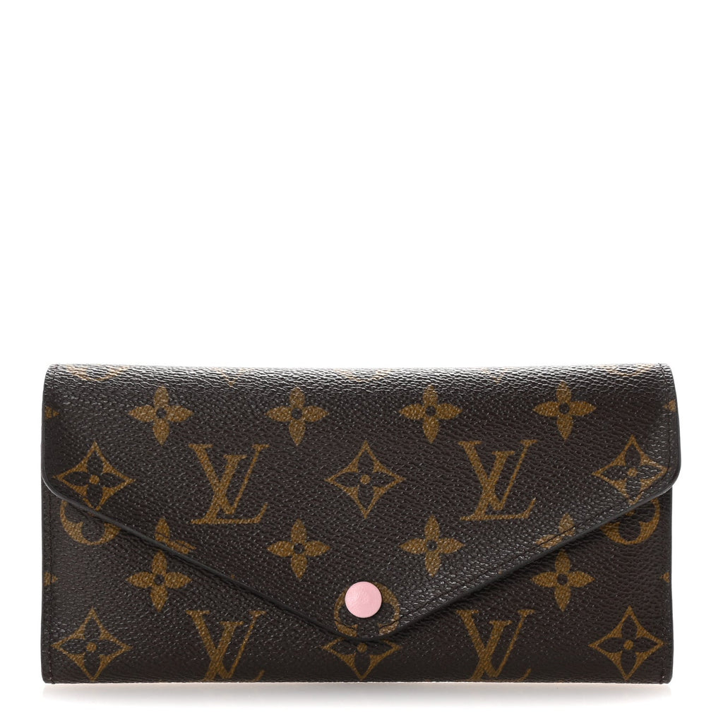 Monogram Josephine Wallet Rose Ballerine