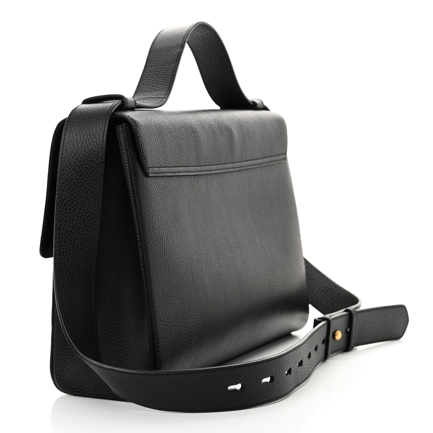 Calfskin GG Marmont Messenger Bag Black
