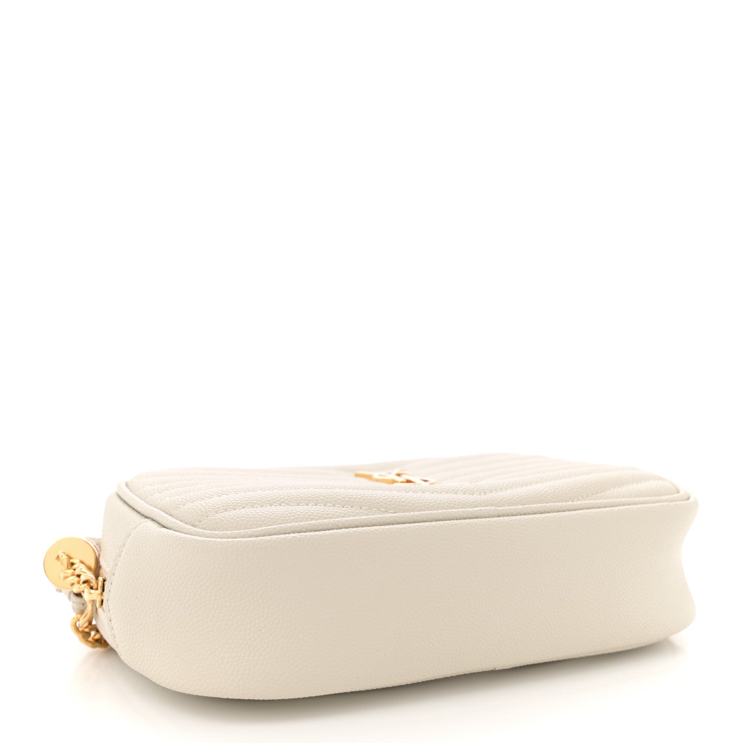 Grain De Poudre Matelasse Monogram Mini Lou Camera Bag Crema Soft