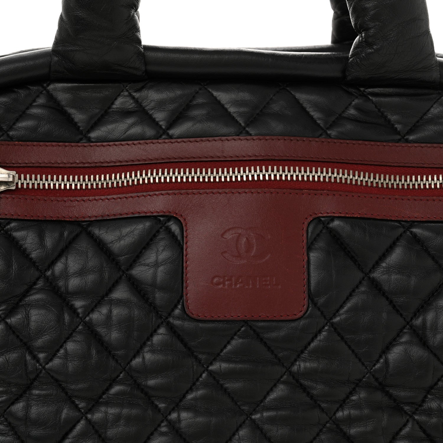 Lambskin Coco Cocoon Bowler Black