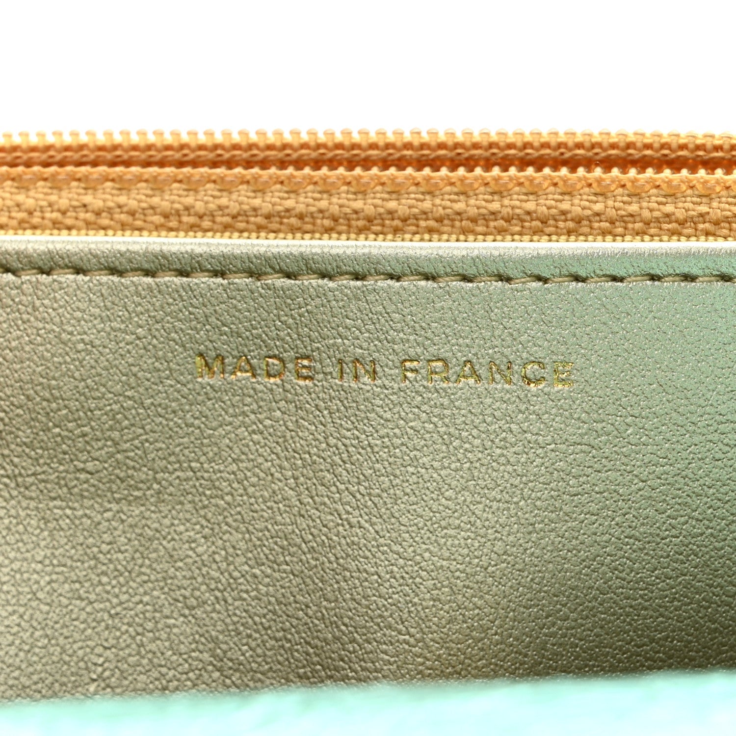 Metallic Goatskin Quilted 2.55 Reissue Wallet on Chain WOC Multicolor