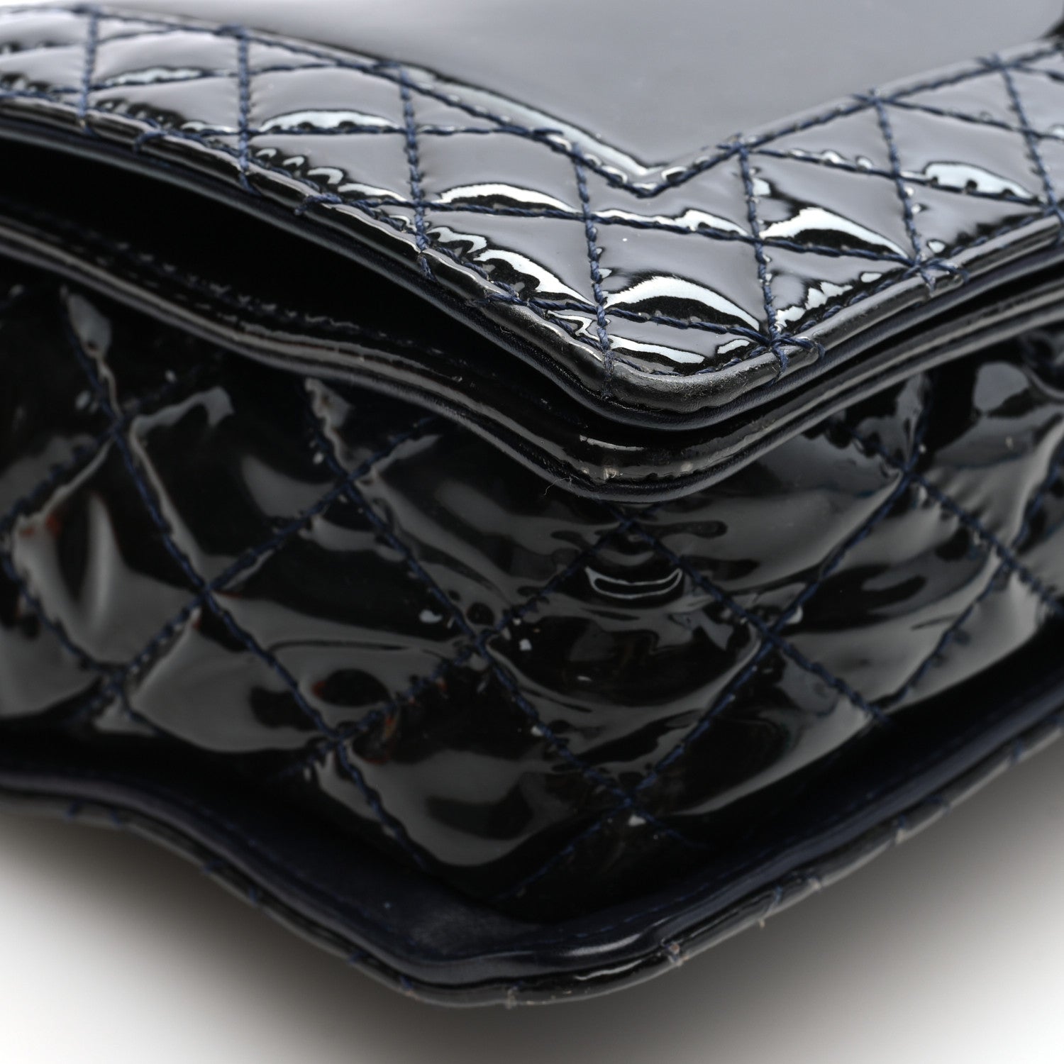 Patent New Medium Boy Reverso Flap Black