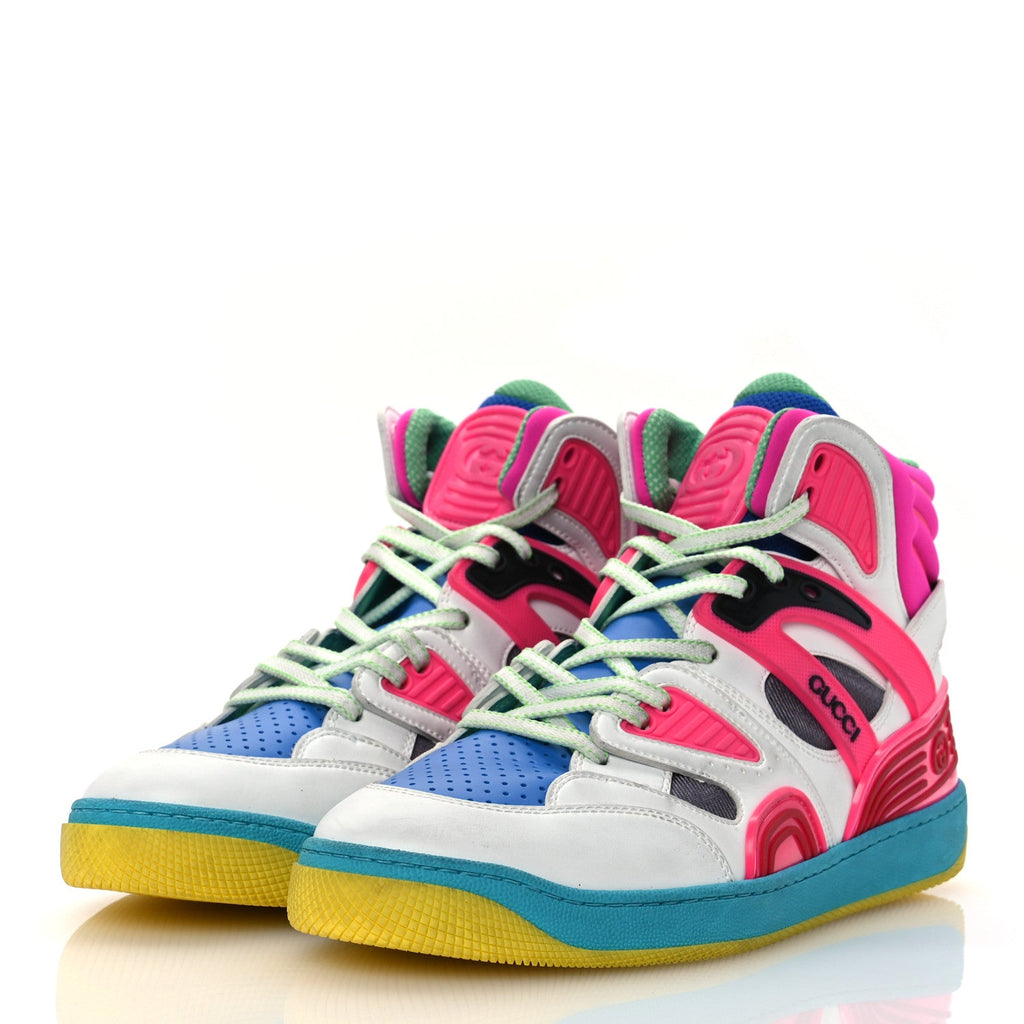 Demetra Womens Basket High Top Sneakers 39.5 Great White Bright Splash Loess