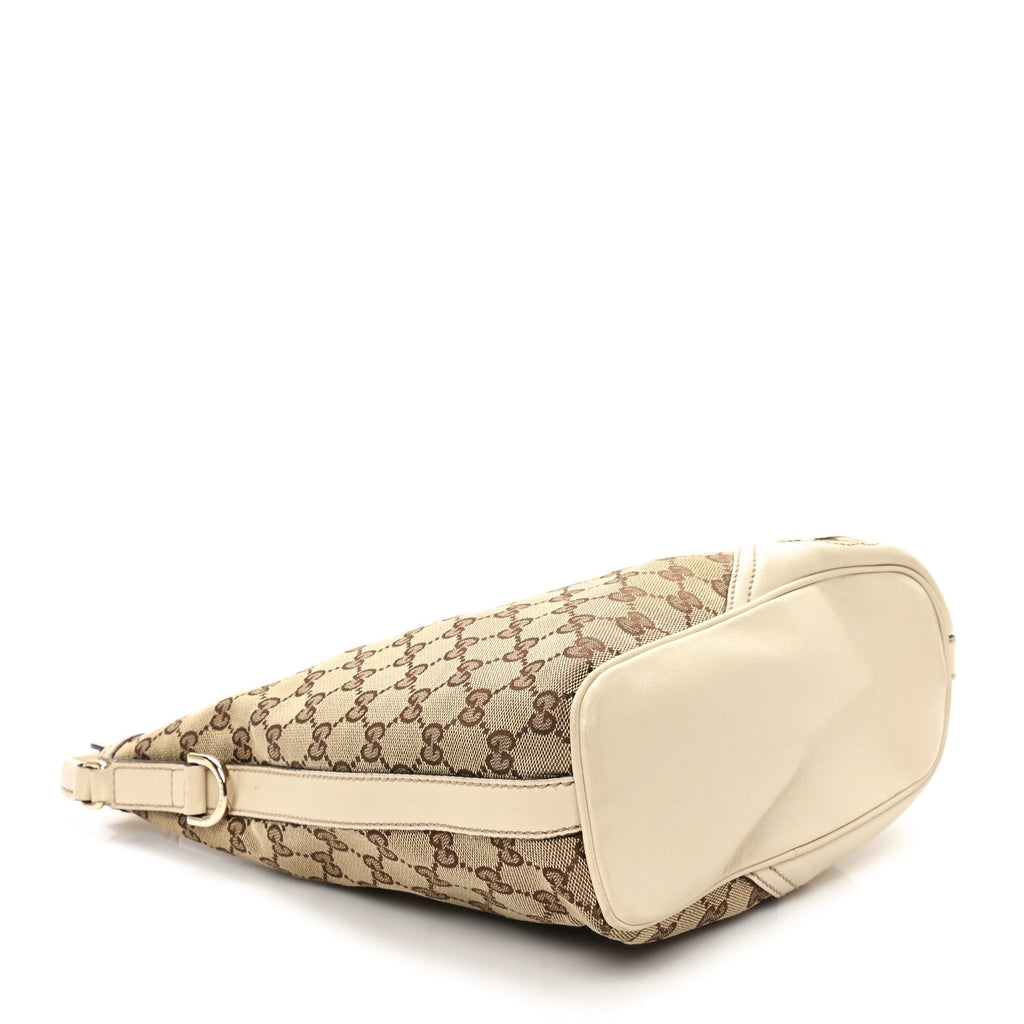 Monogram Medium New Britt Hobo Off White