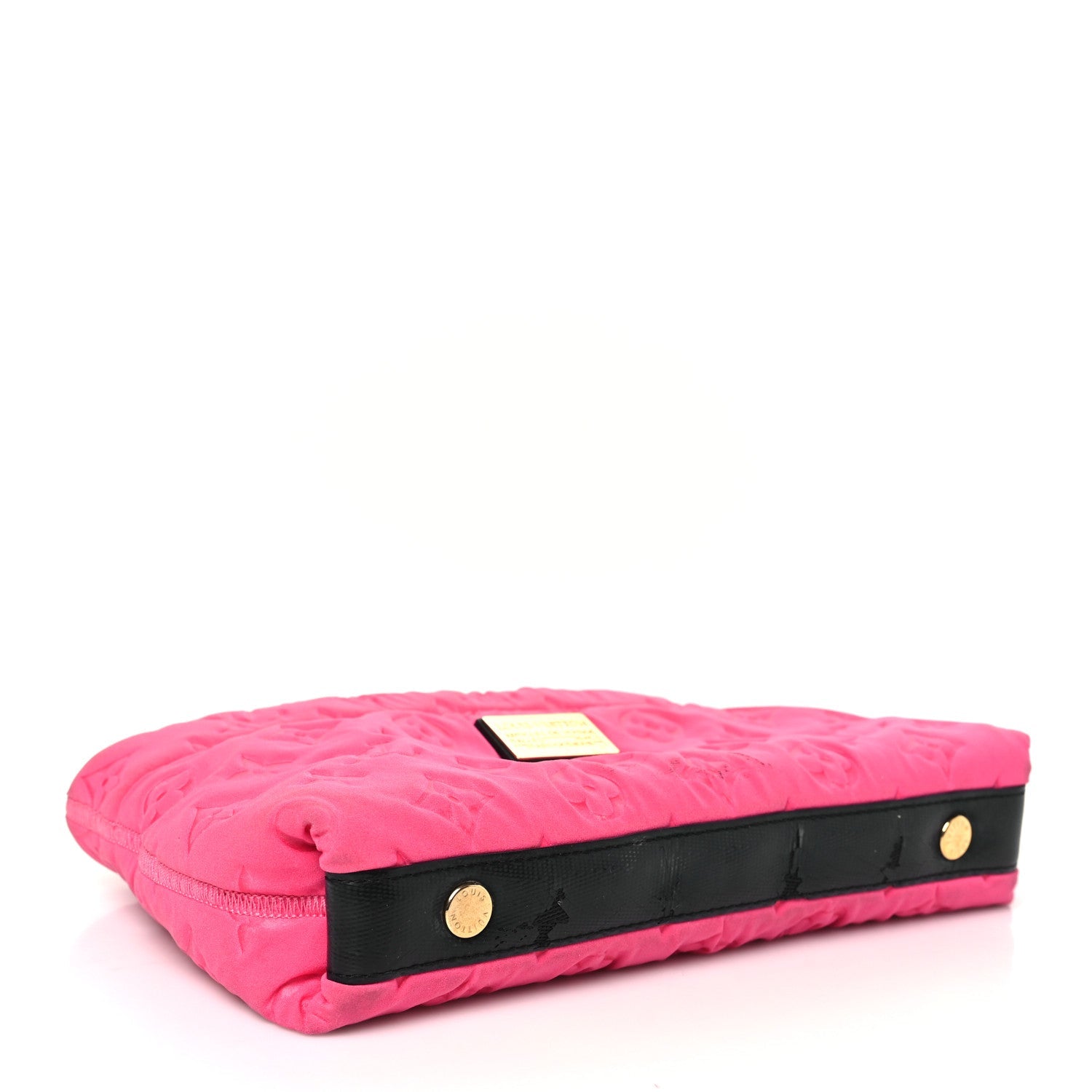 Monogram Scuba Clutch Pochette Fuchsia