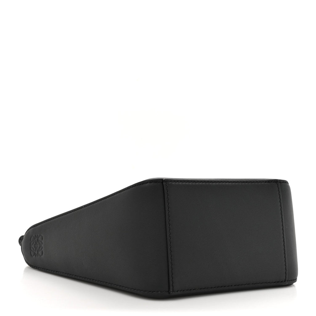 Calfskin Mini Hammock Hobo Black