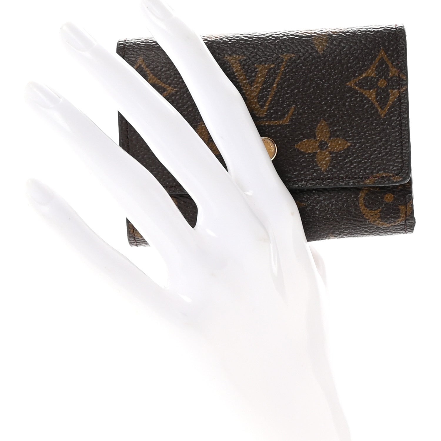 Monogram Micro Wallet Fuchsia