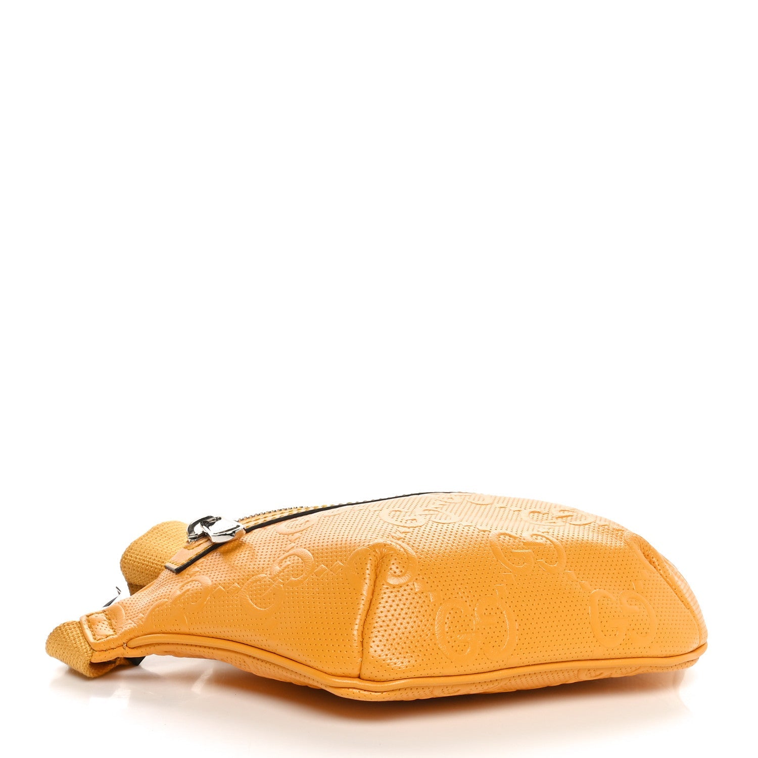 Calfskin GG Tennis Embossed Belt Bag Crop