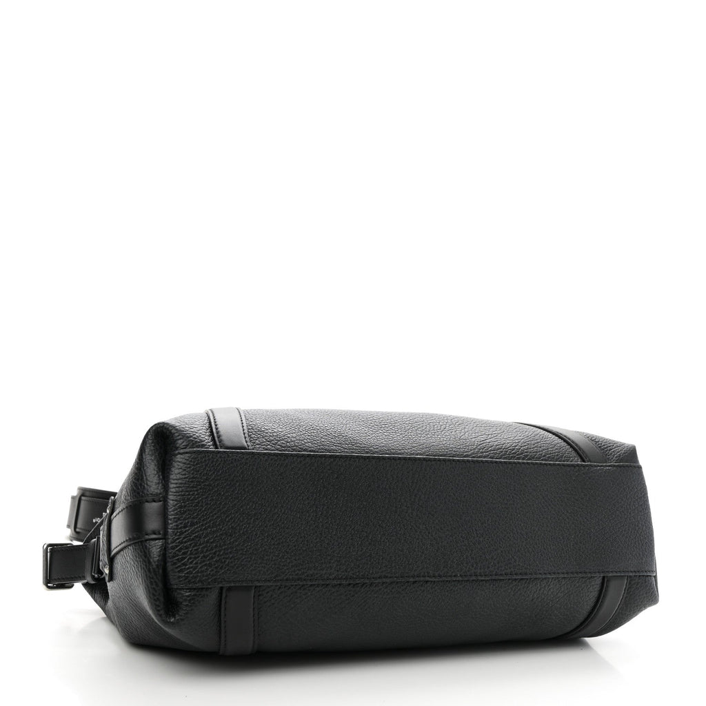 Pixel Lambskin LV Biker MM Black