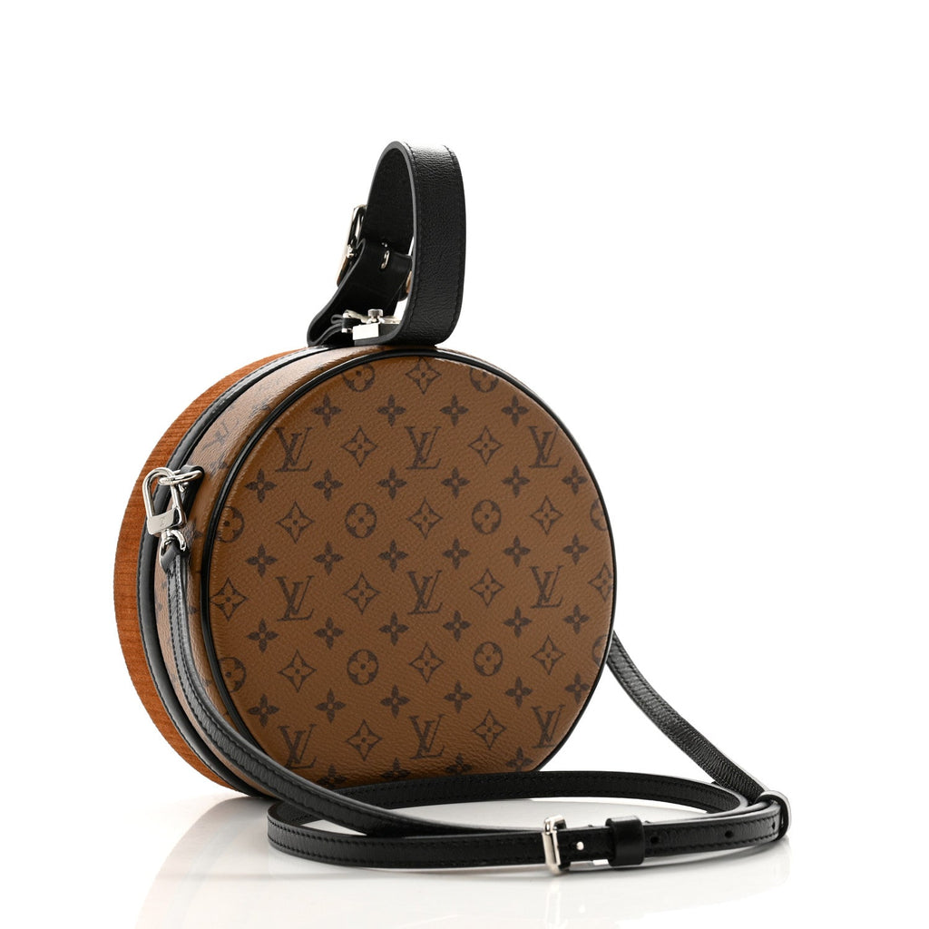 Reverse Monogram Leopard Petite Boite Chapeau