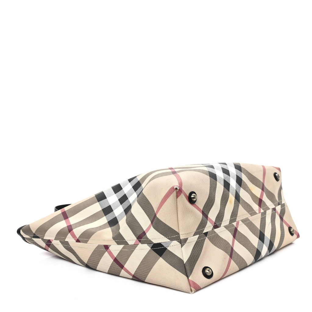 Nova Check Large Nickie Tote Black