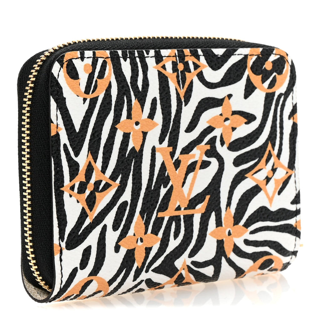 Monogram Giant Jungle Zippy Coin Purse Ivory