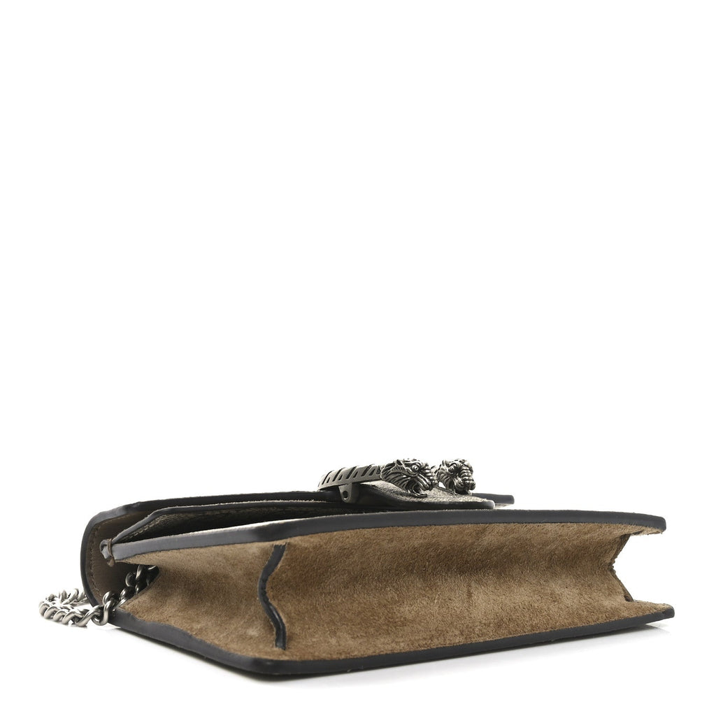 GG Supreme Monogram Super Mini Dionysus Shoulder Bag Taupe