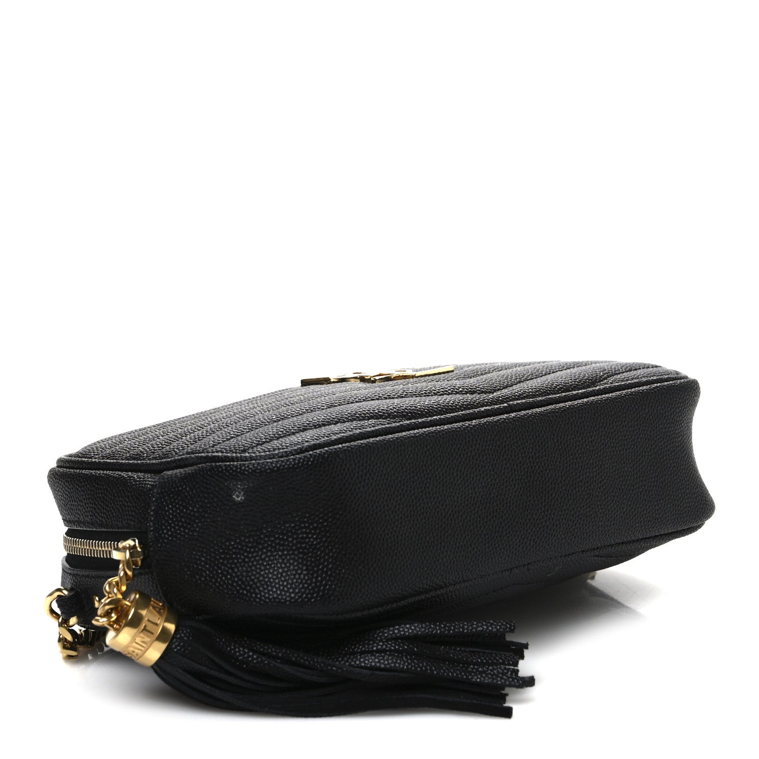 Grain De Poudre Matelasse Monogram Mini Lou Camera Bag Black