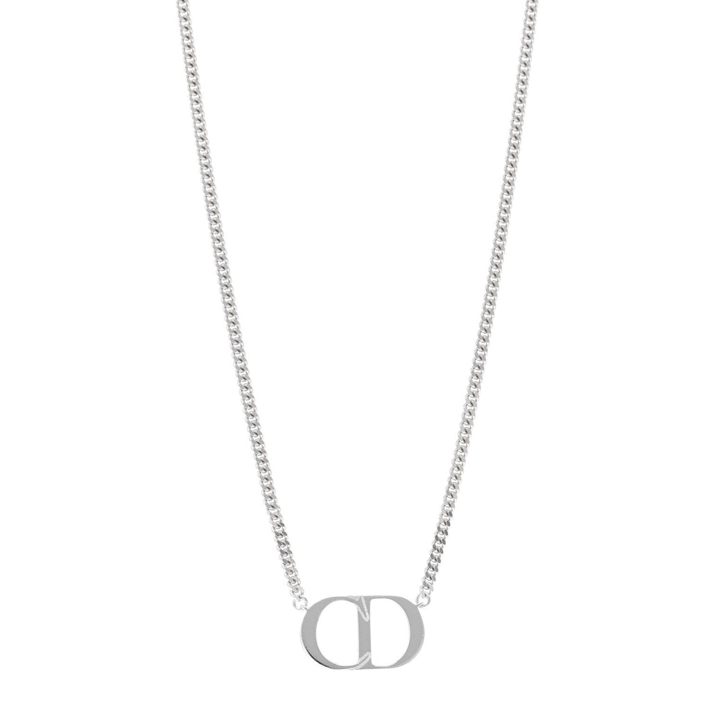 Sterling Silver CD Icon Pendant Necklace