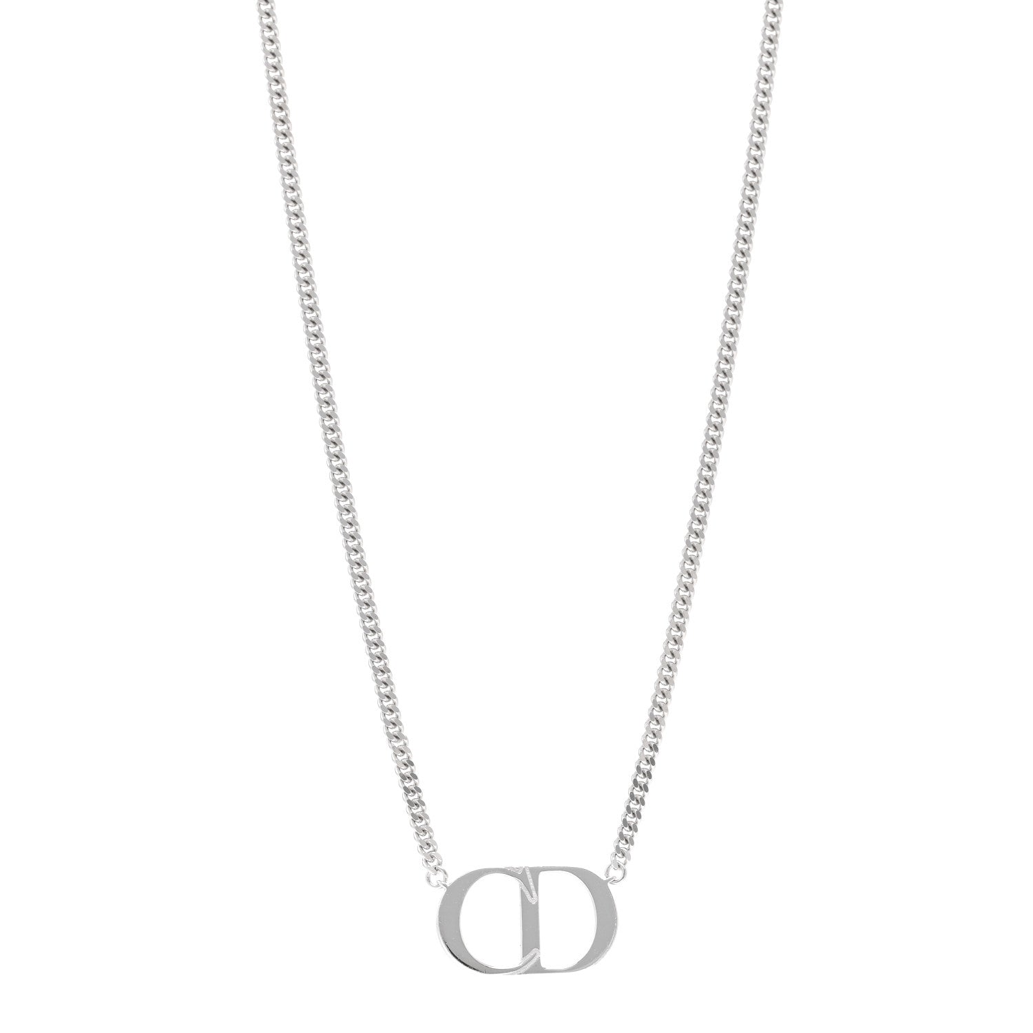 Sterling Silver CD Icon Pendant Necklace