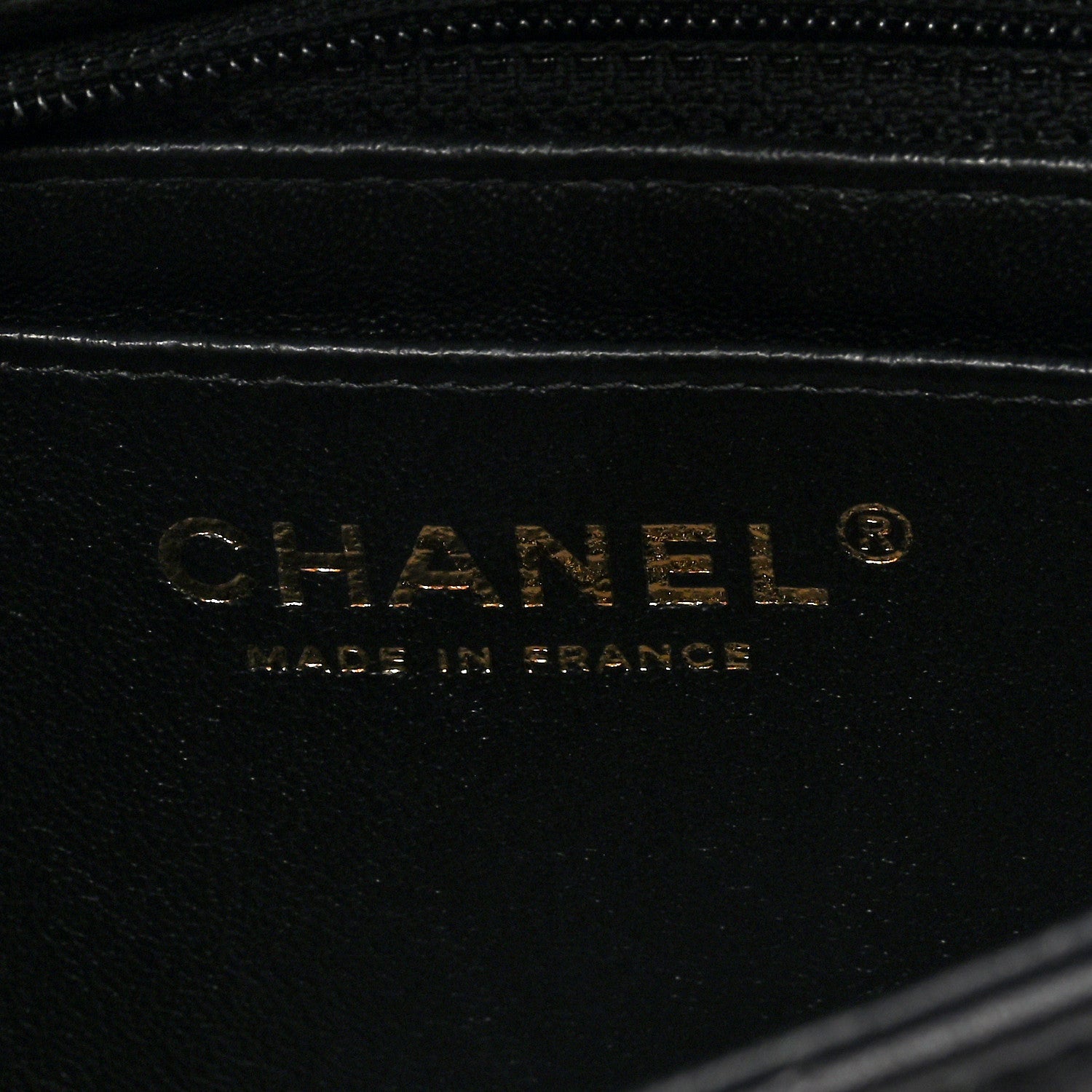 Lambskin Chevron Quilted Mini Rectangular Flap Black