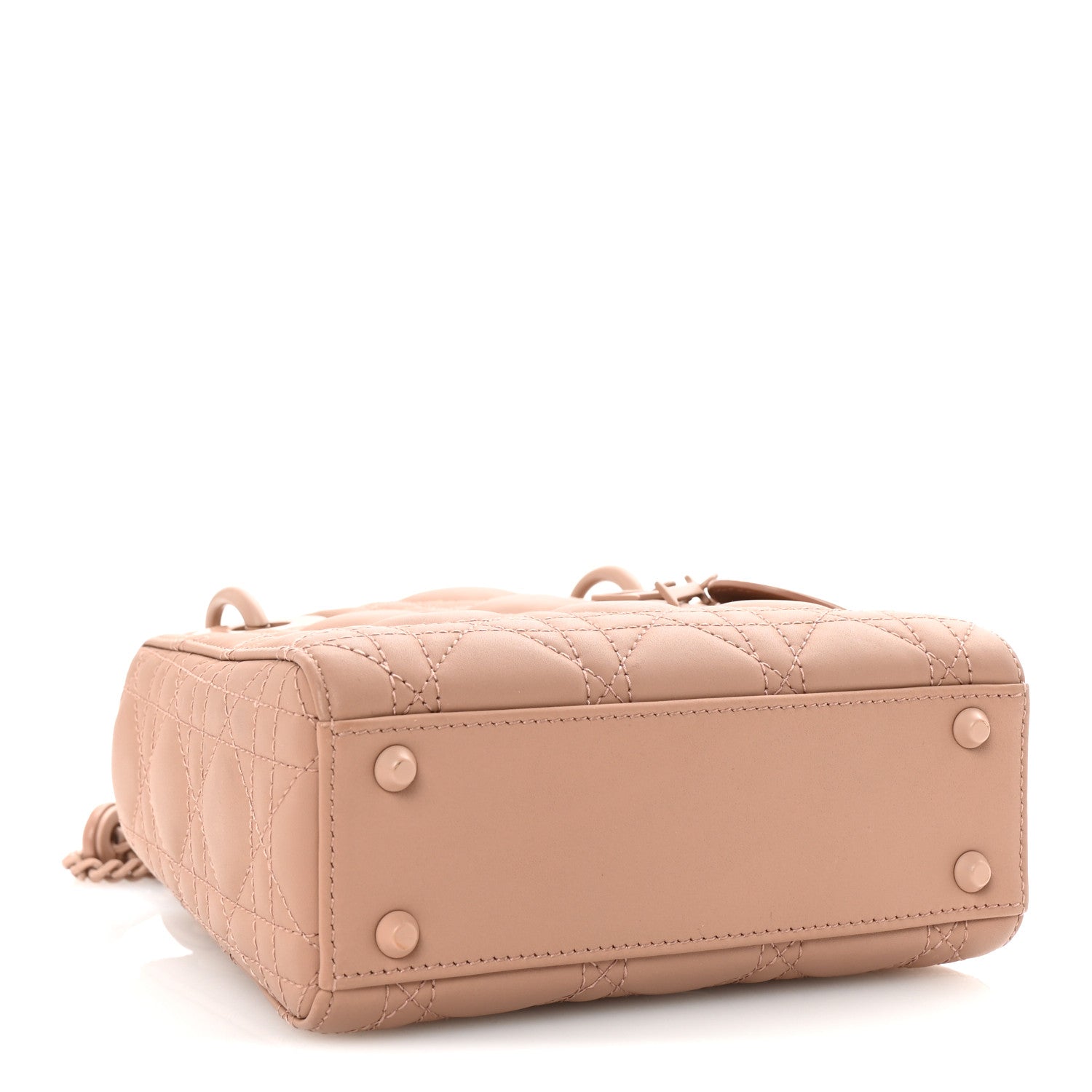 Ultra Matte Calfskin Cannage Mini Lady Dior Fard
