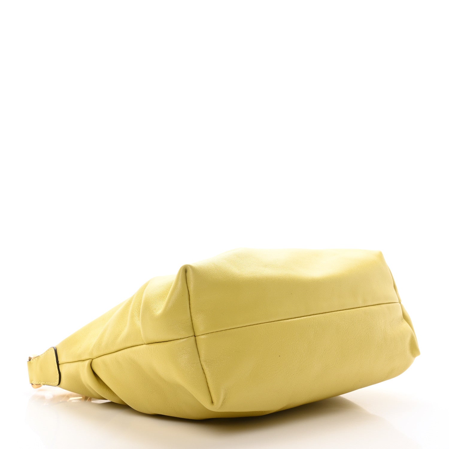 Soft Calfskin Diamond Hobo Yellow