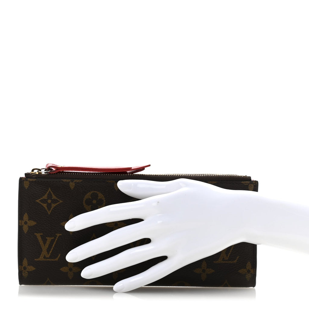 Monogram Adele Wallet Coquelicot