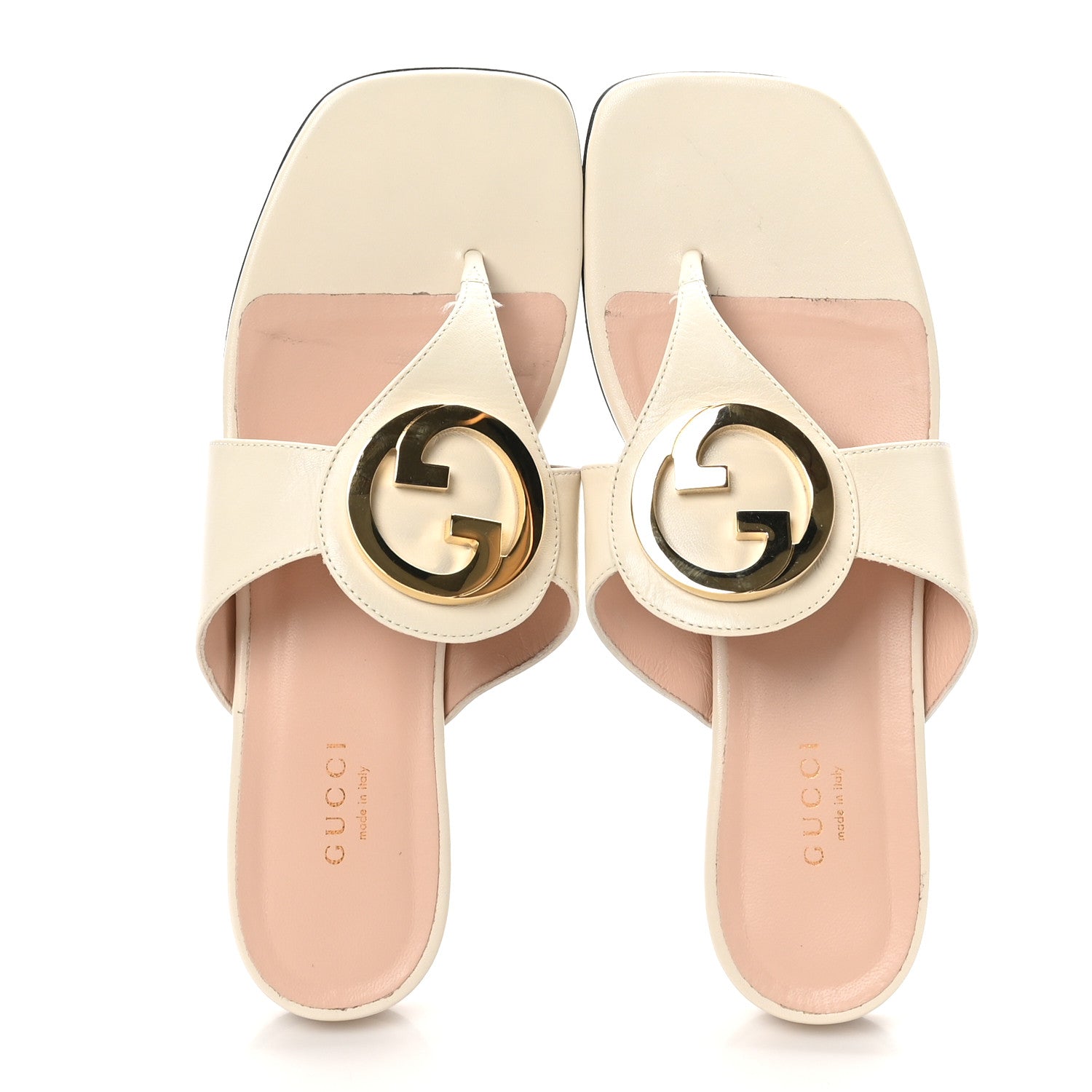 Malaga Kid Blondie Thong Sandals 37.5 Mystic White