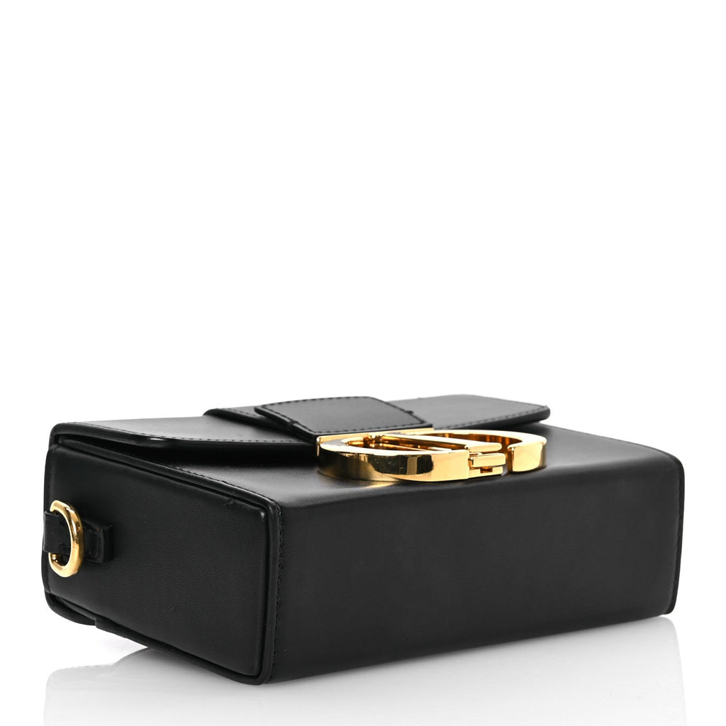 Box Calfskin 30 Montaigne Box Bag Black