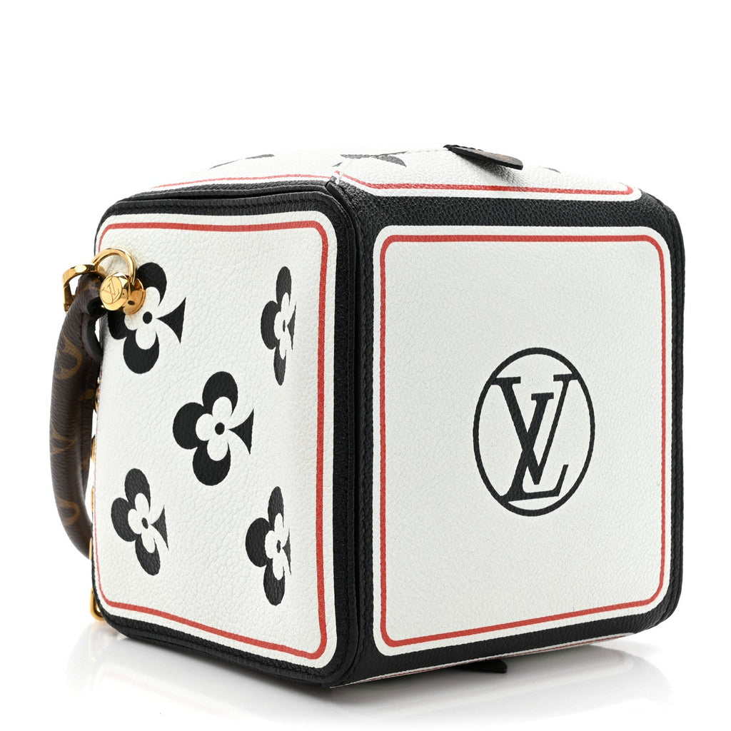 Taurillon Game On Square Dice Bag White