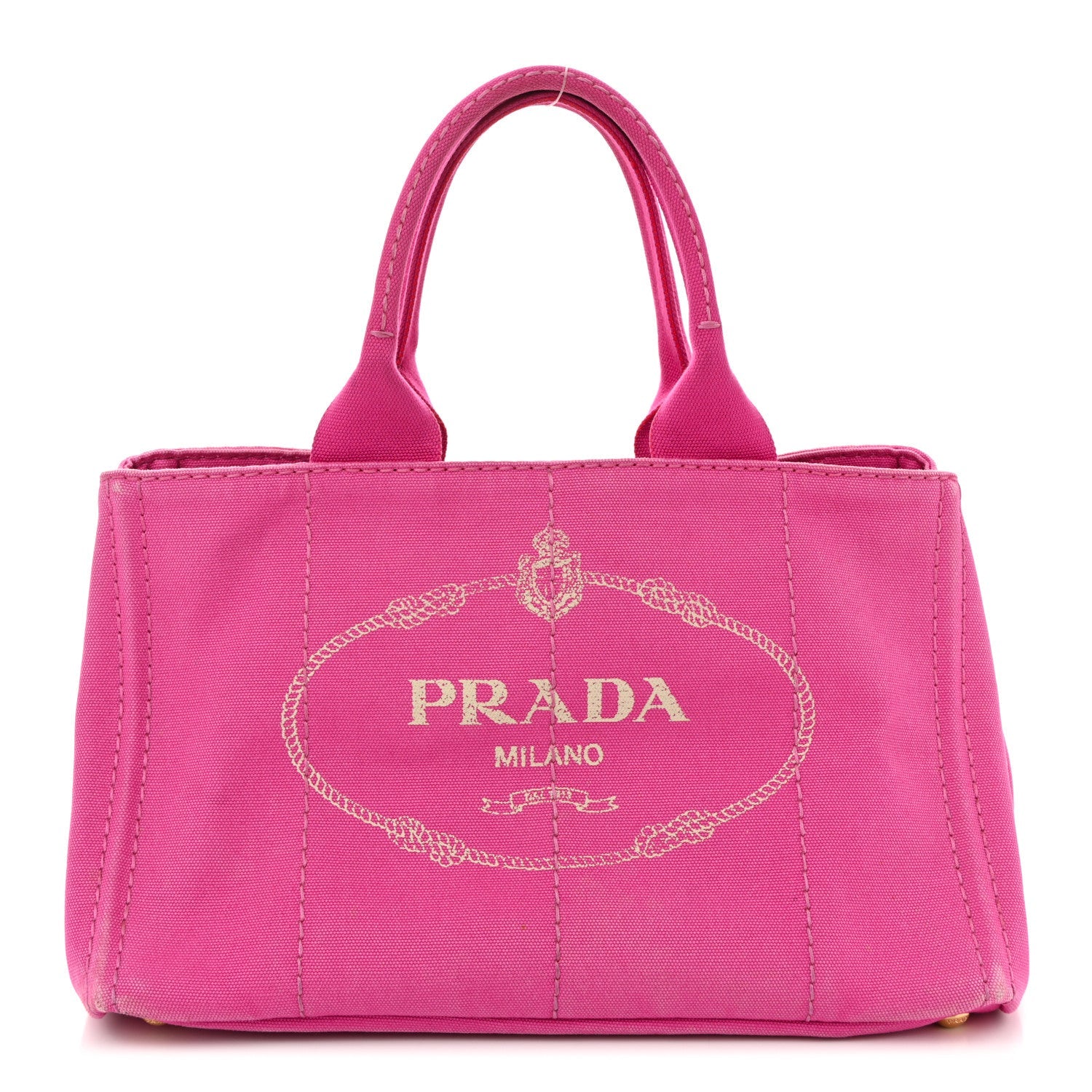 Canapa Logo Shopping Tote Fuxia