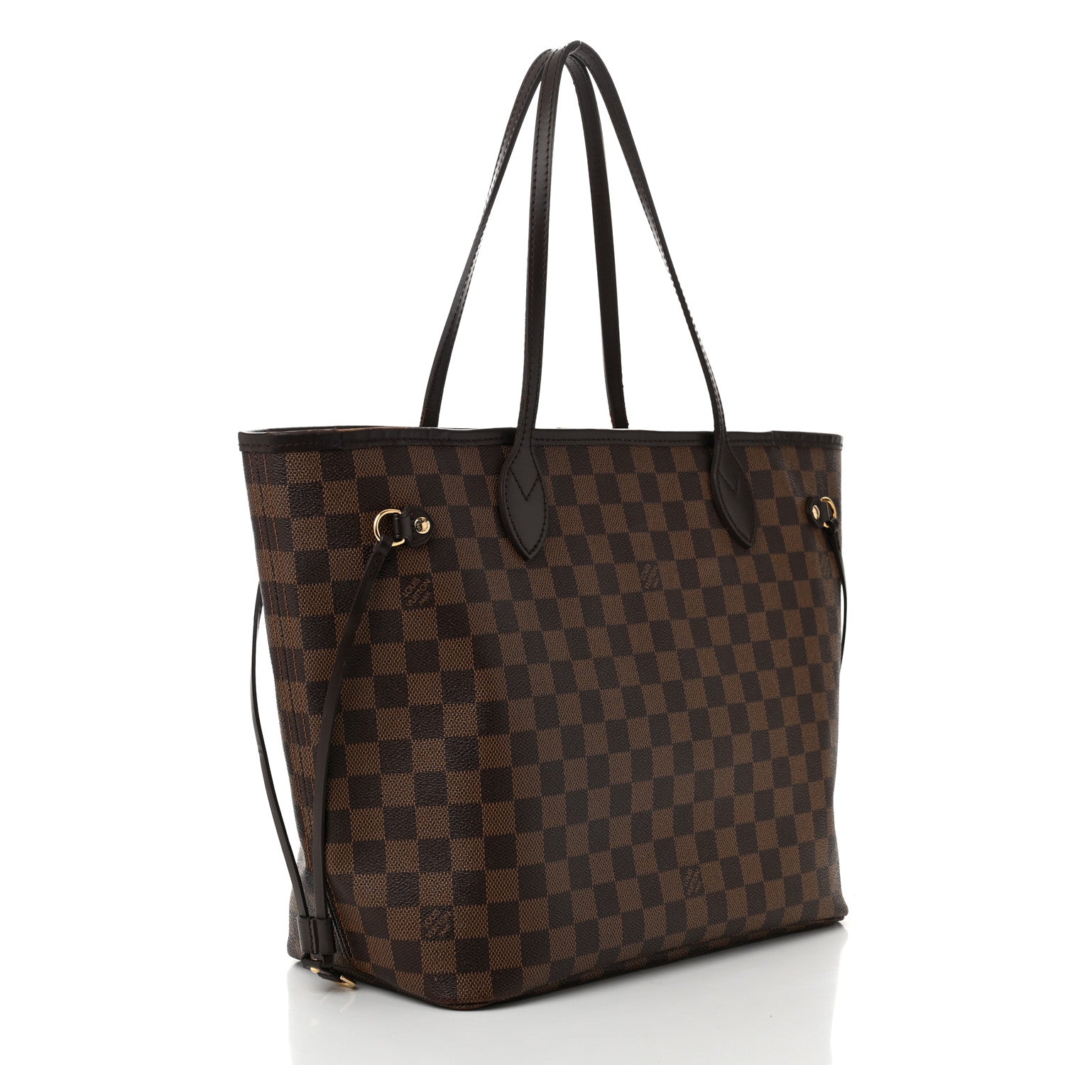 Damier Ebene Neo Neverfull MM Rose Ballerine