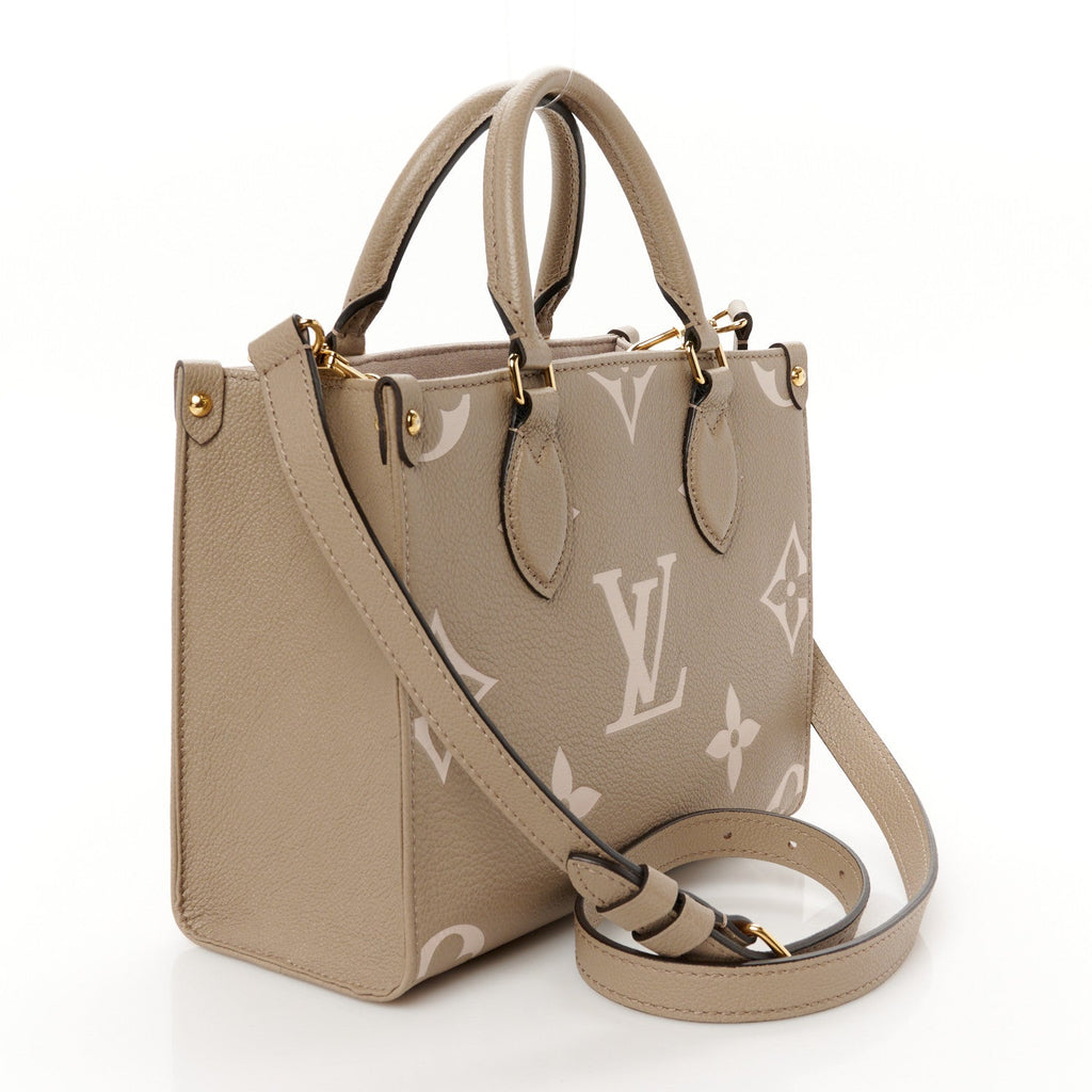 Empreinte Monogram Giant Onthego PM Tourterelle Creme
