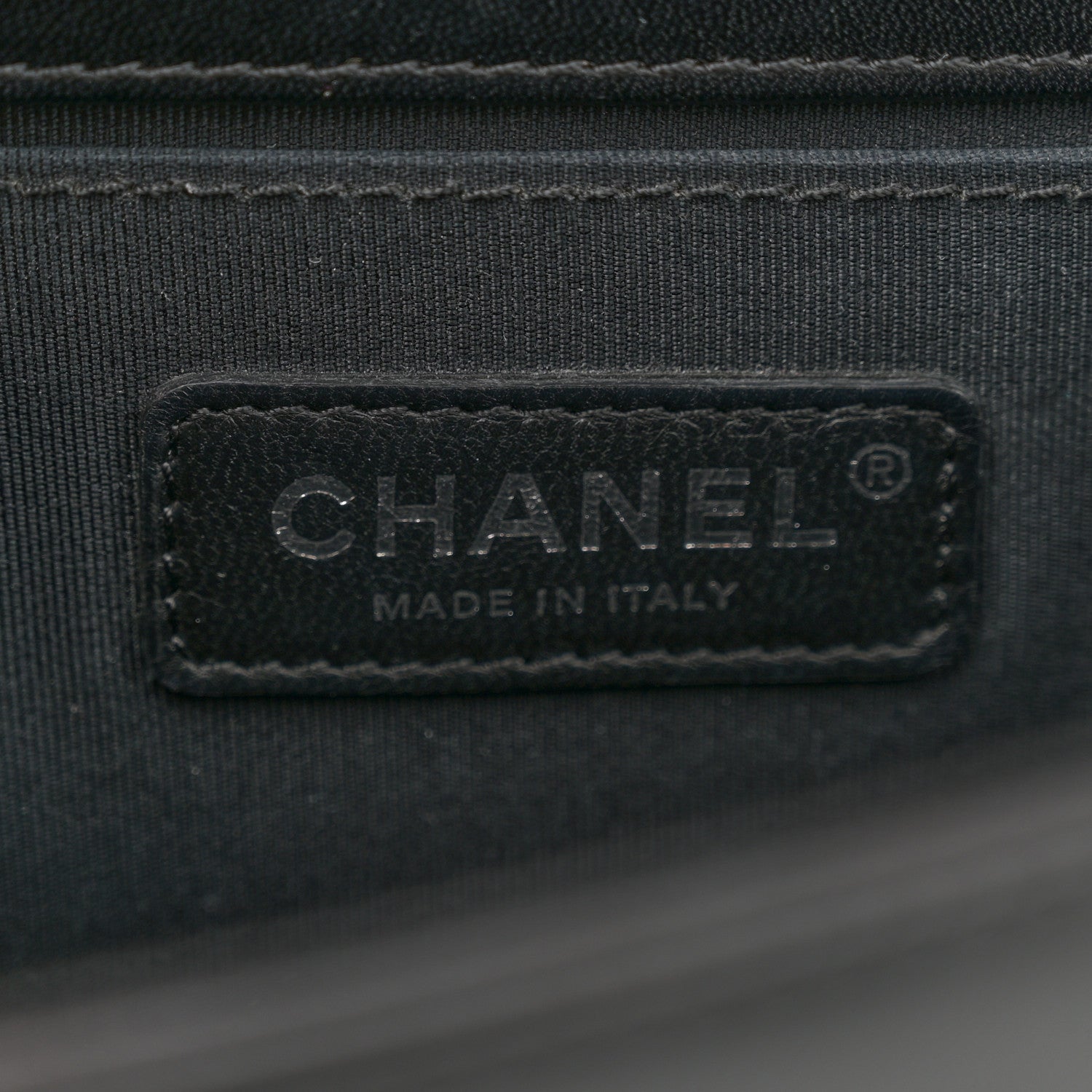 Lambskin Quilted Medium Boy Flap Black