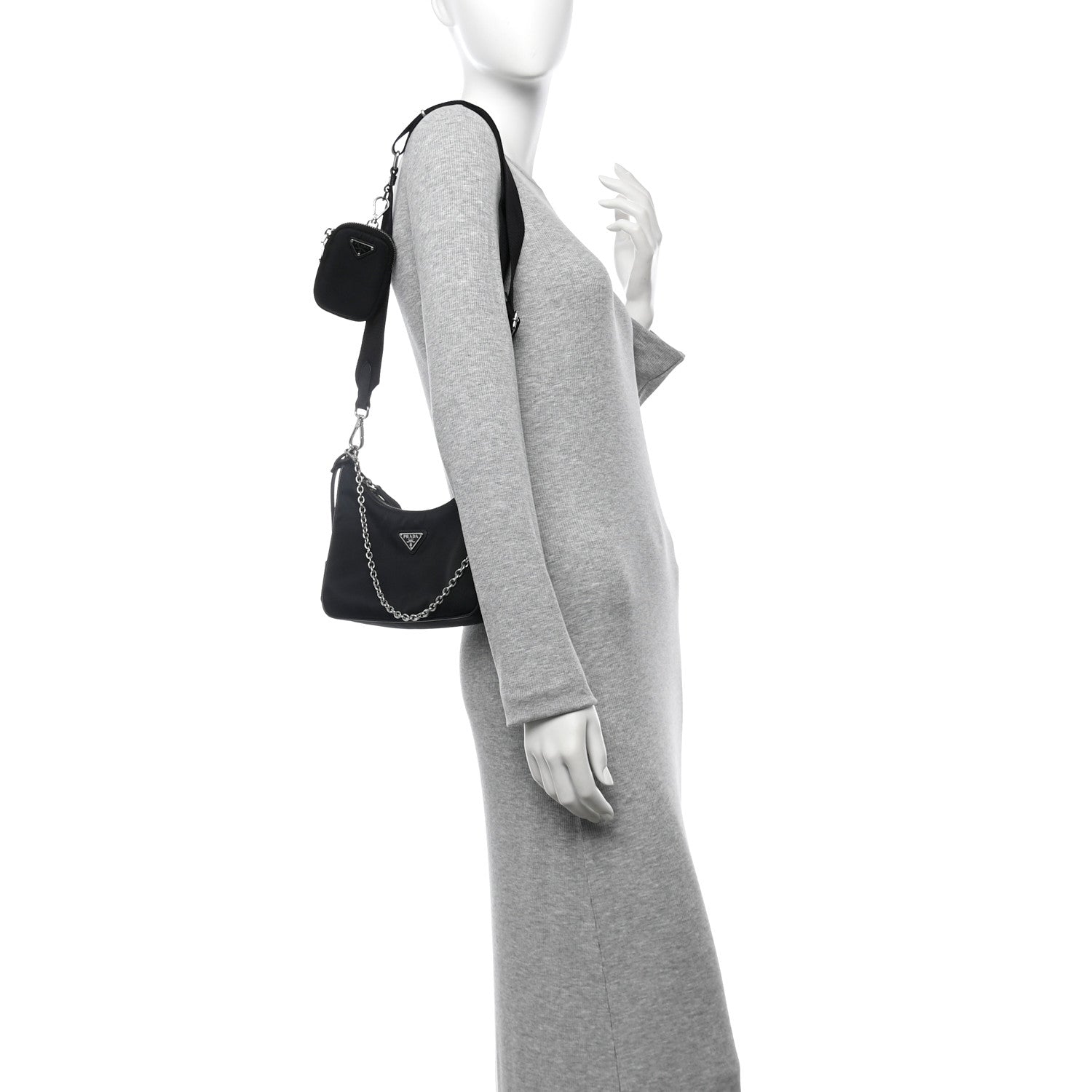 Nylon Re-Edition 2005 Shoulder Bag Black