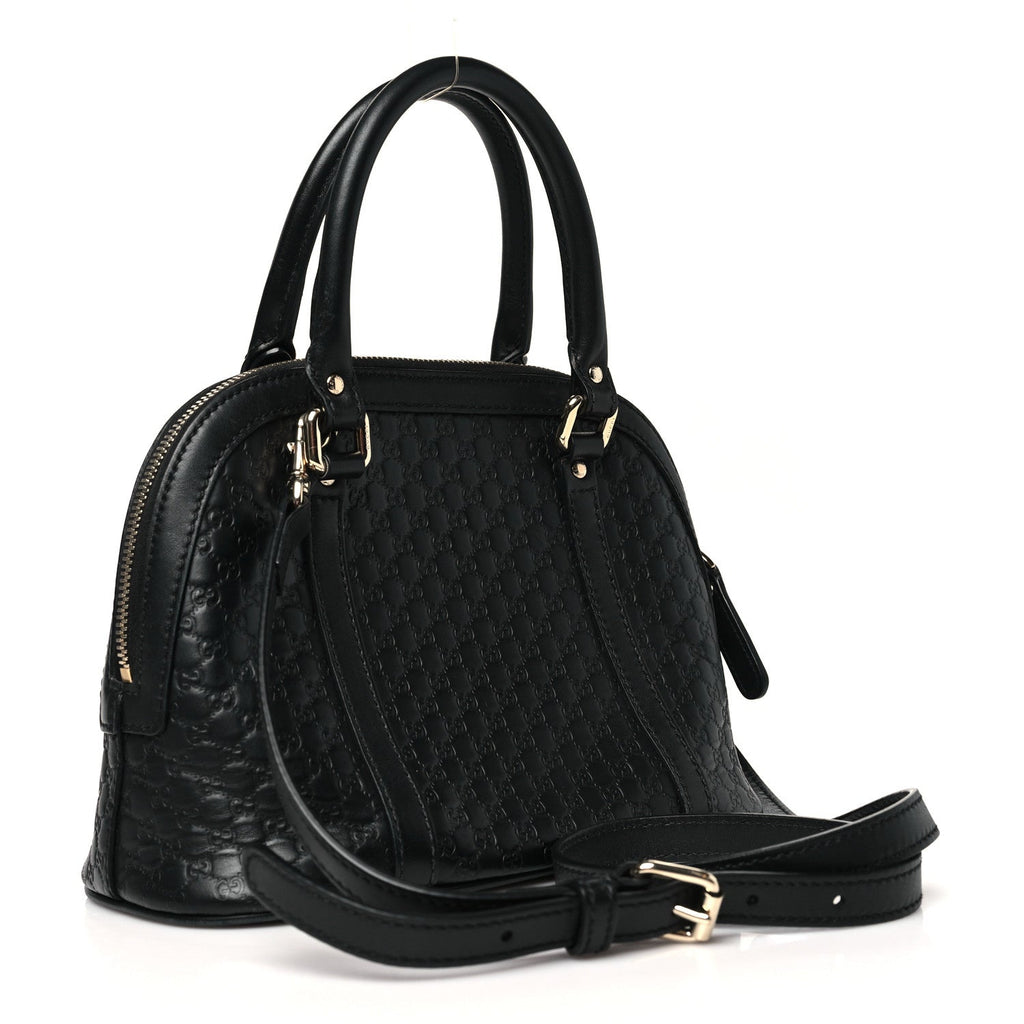 Microguccissima Mini Dome Bag Black