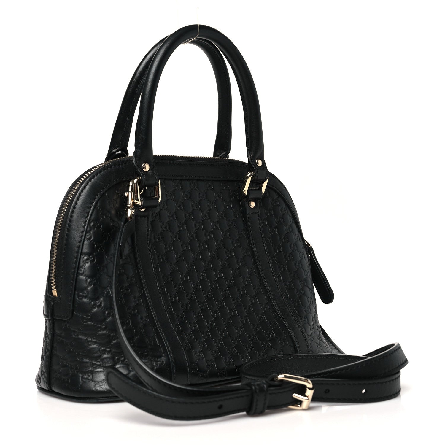Microguccissima Mini Dome Bag Black
