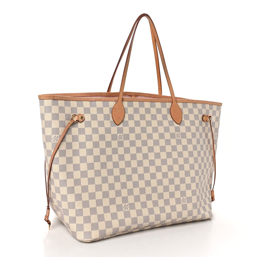 Damier Azur Neo Neverfull GM Rose Ballerine