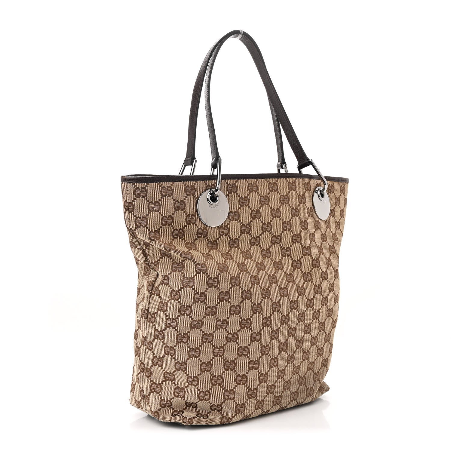 Monogram Large Eclipse Tote  Brown