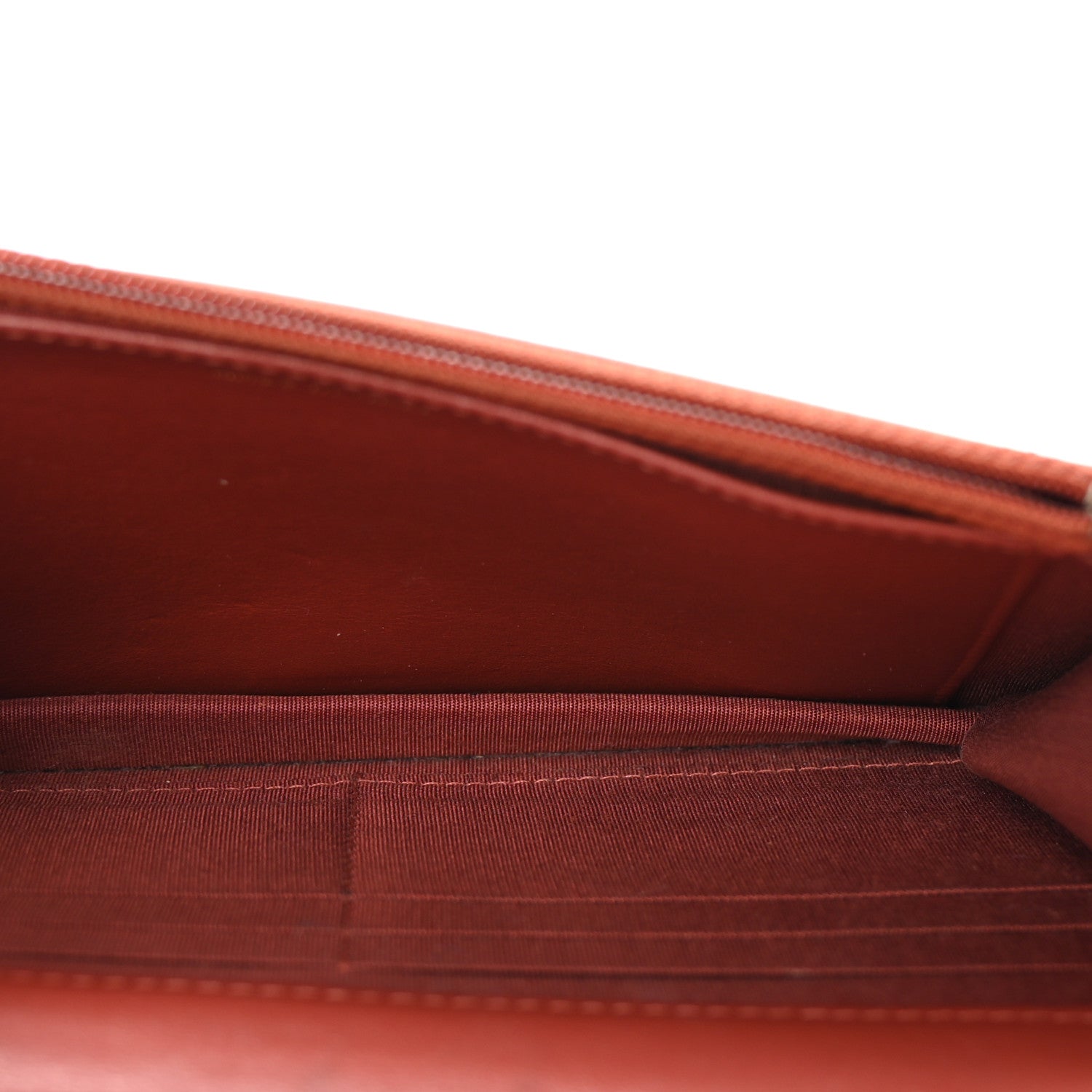 Calfskin Quilted Boy Wallet On Chain WOC Red