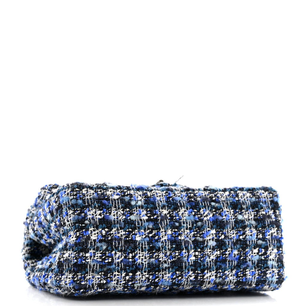 Tweed Quilted 2.55 Reissue Mini Flap Blue