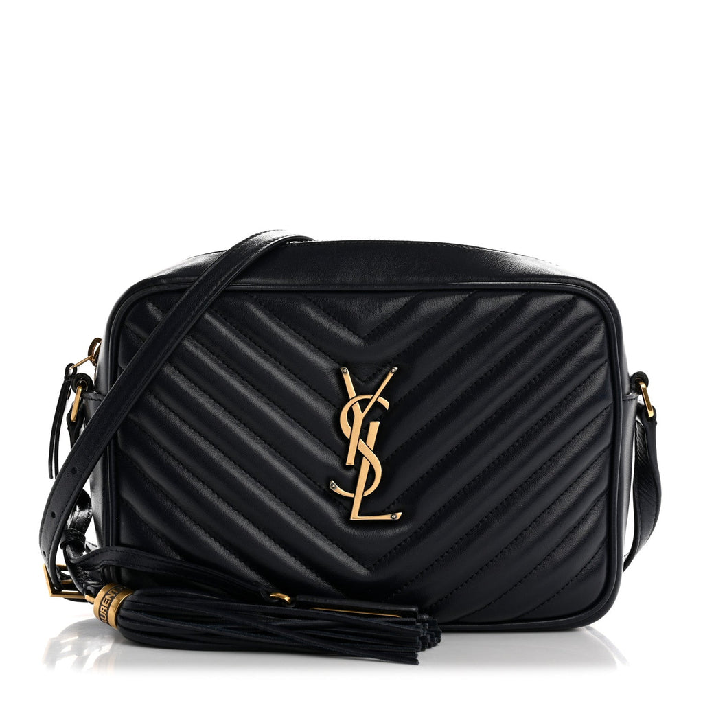 Calfskin Matelasse Monogram Lou Camera Bag Navy