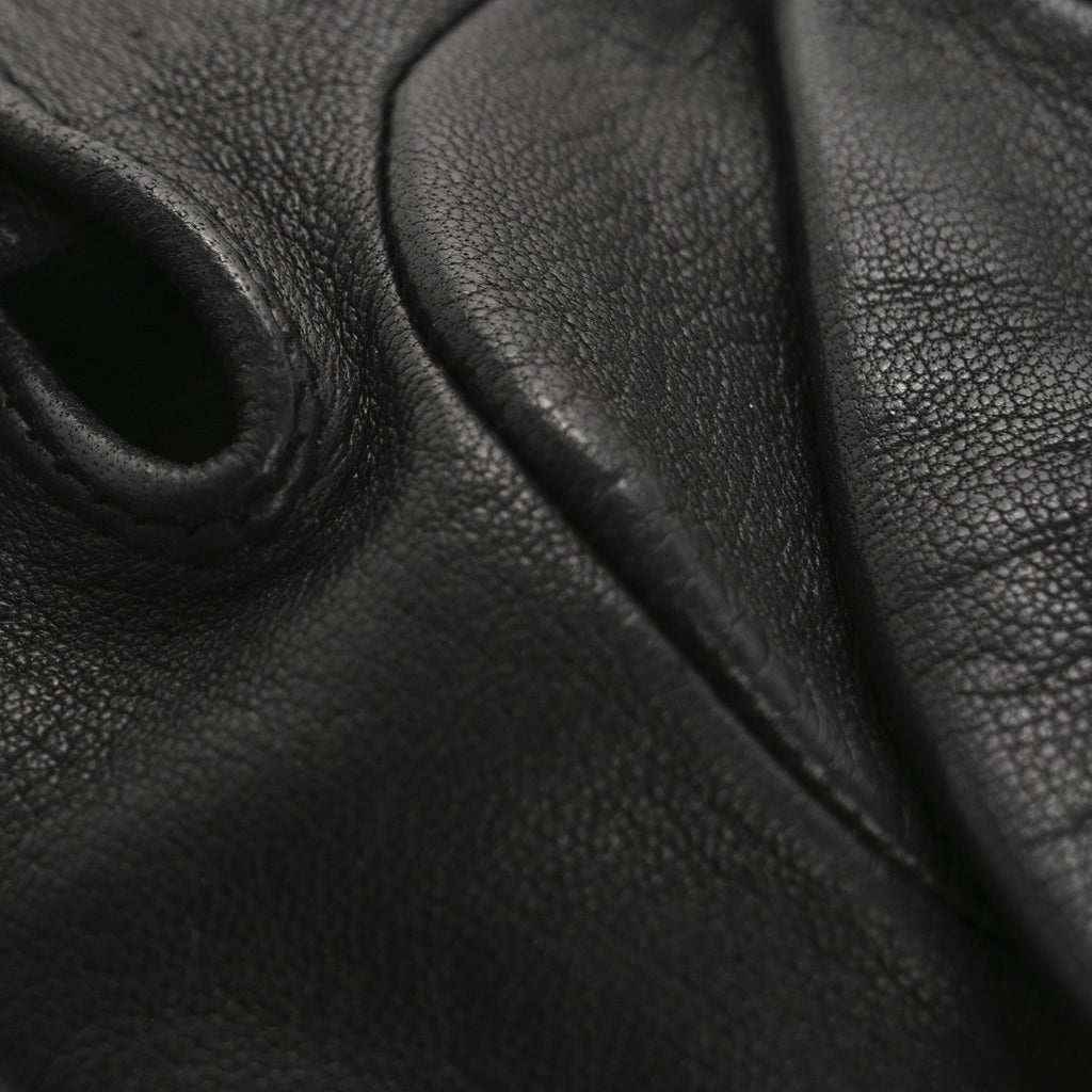 Lambskin Paris Dallas Fingerless CC Gloves 6 Black