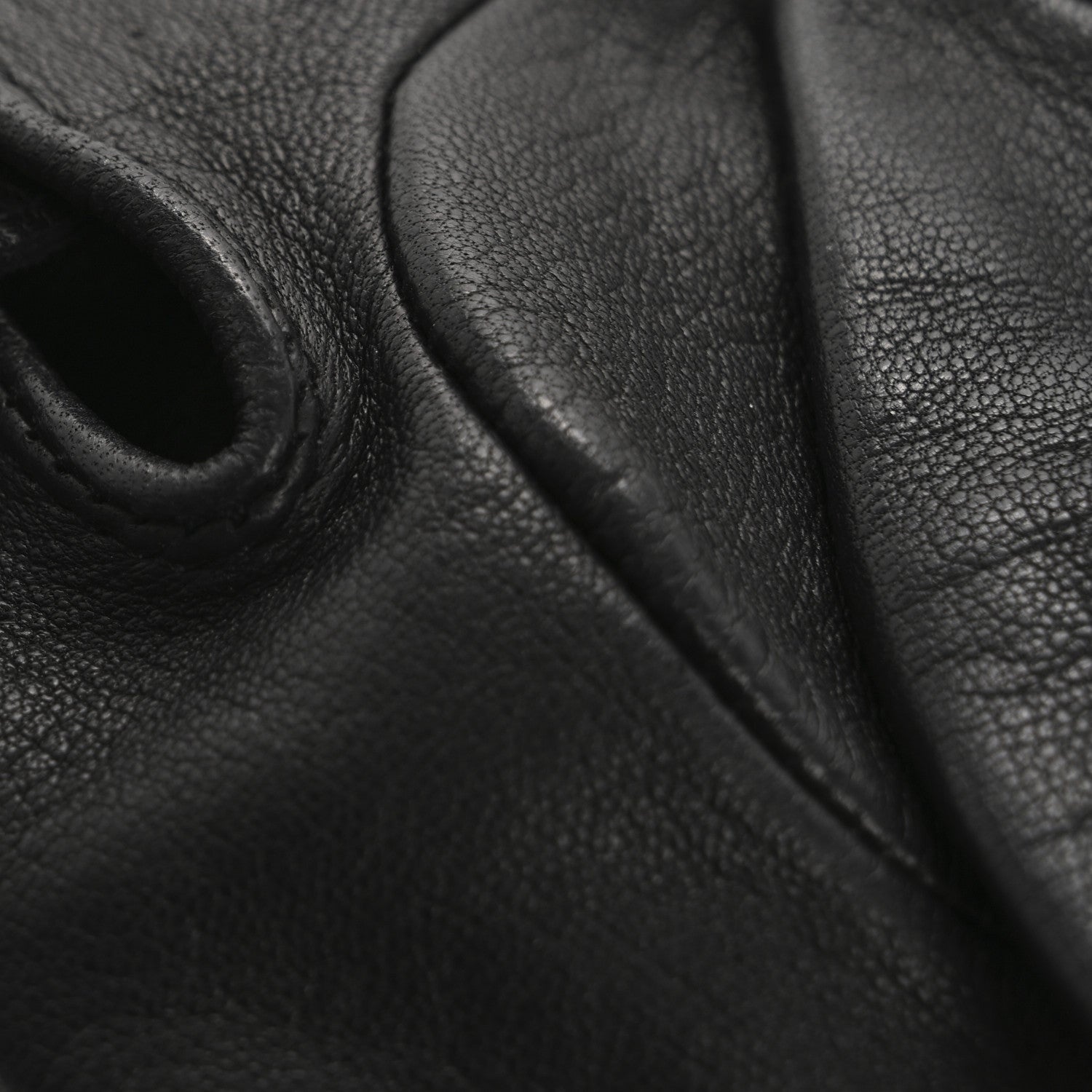 Lambskin Paris Dallas Fingerless CC Gloves 6 Black