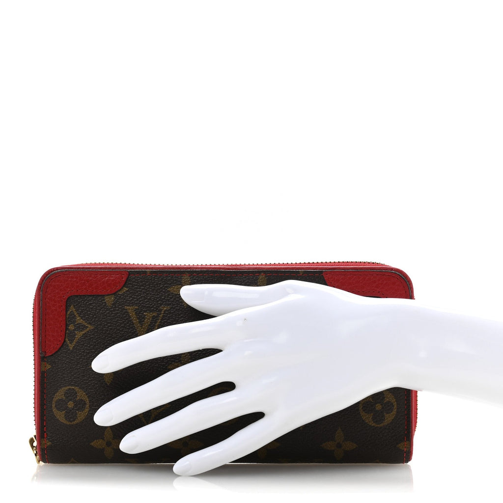 Monogram Retiro Zippy Wallet Cherry