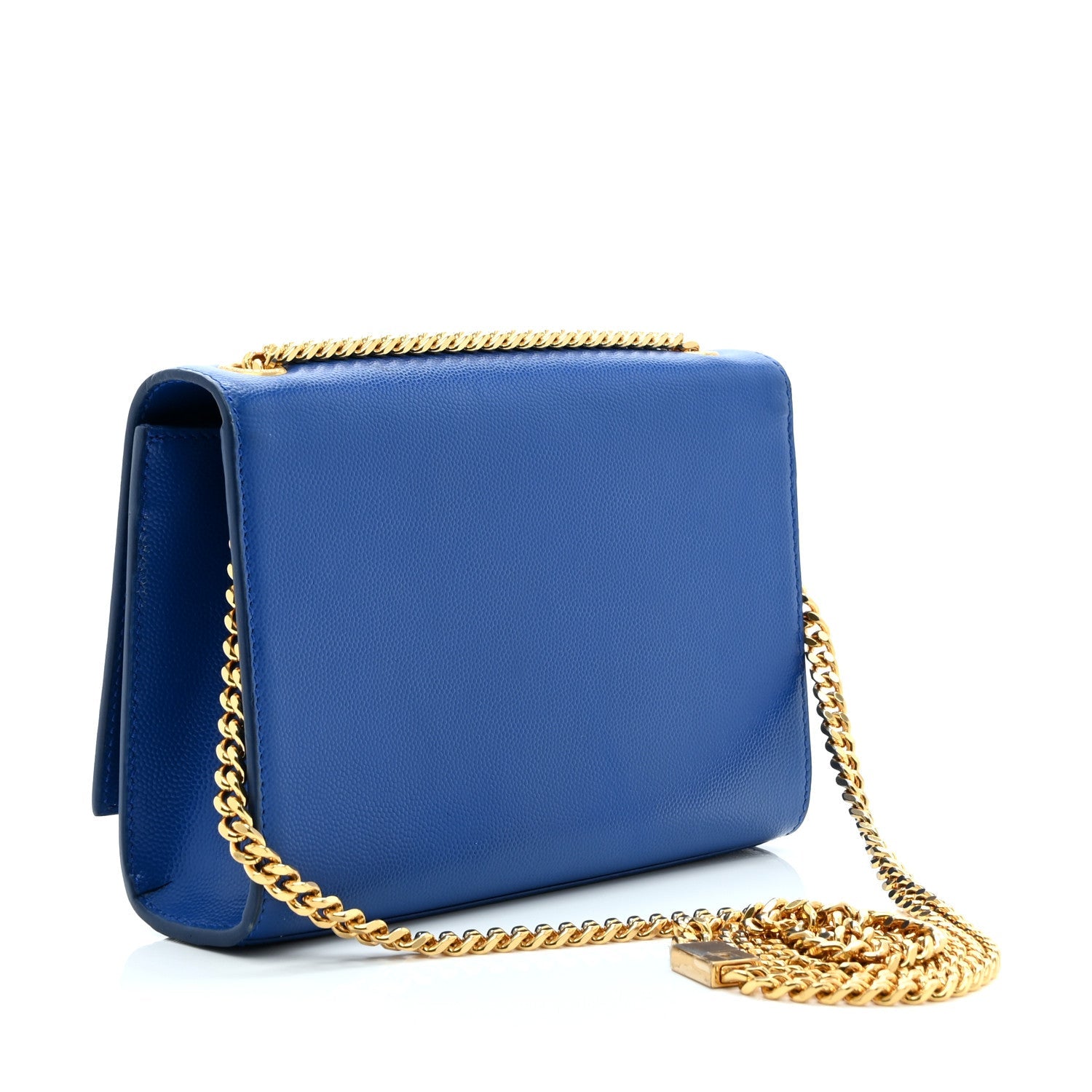 Grain De Poudre Small Classic Monogram Kate Satchel Royal Blue